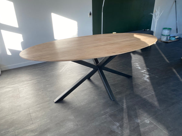 AANBIEDING! Ovale Eettafel 200x100 cm – Nu voor €899,-