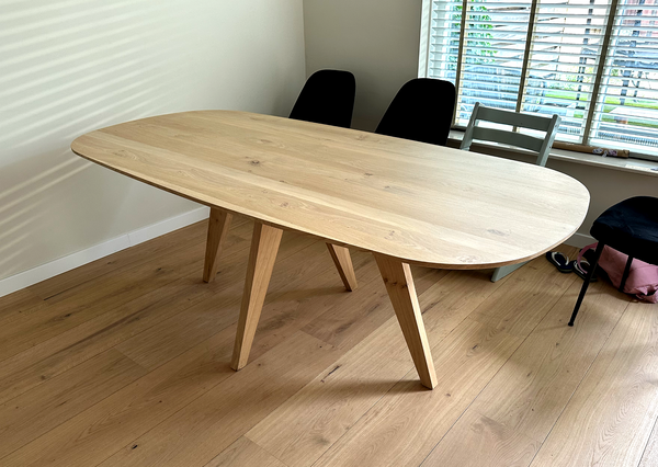 AANBIEDING! Deens Ovale Eettafel 200x100 cm – Nu voor €999,-